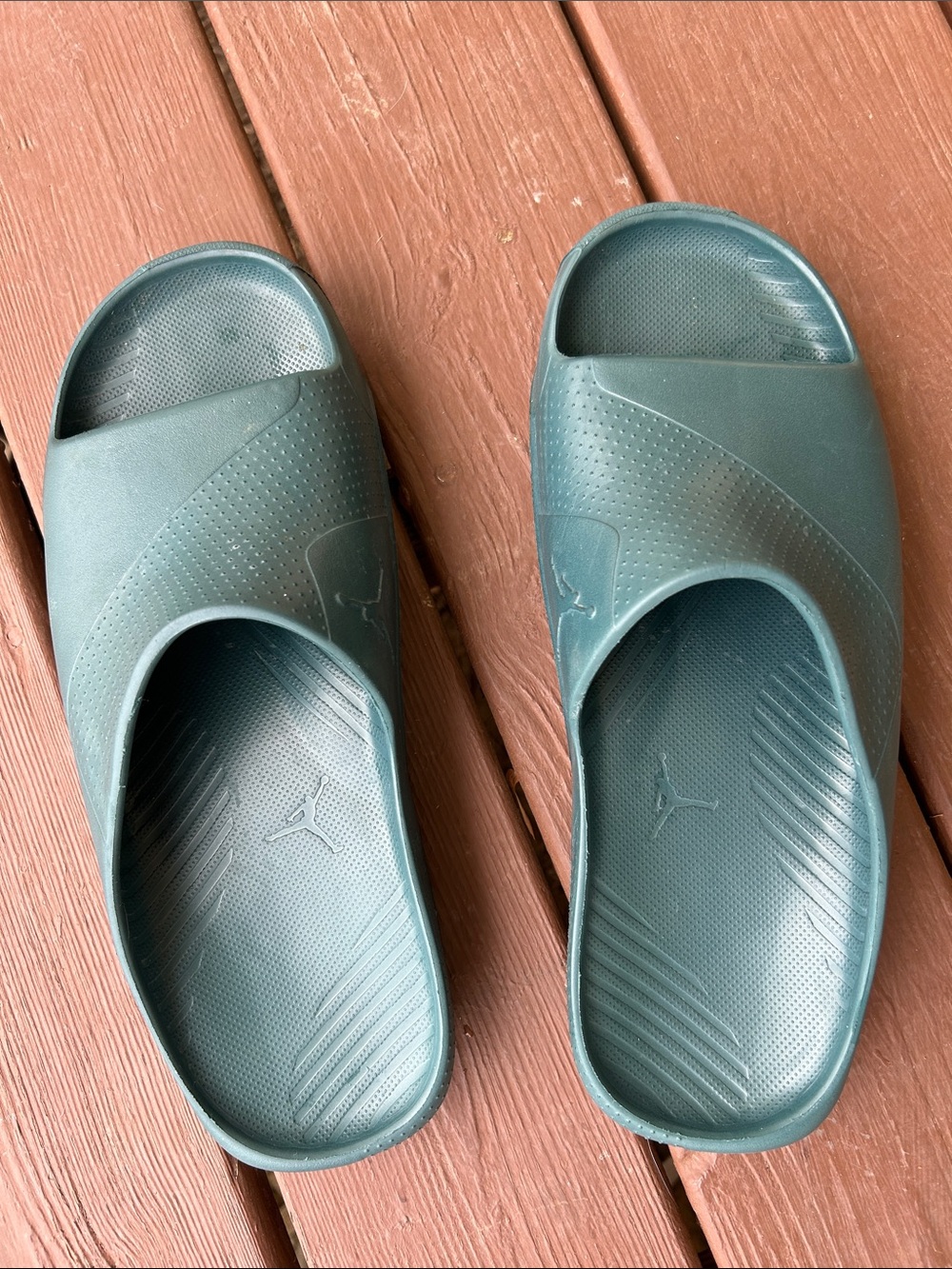 Jordan Men’s Slide Sandals in Teal Green